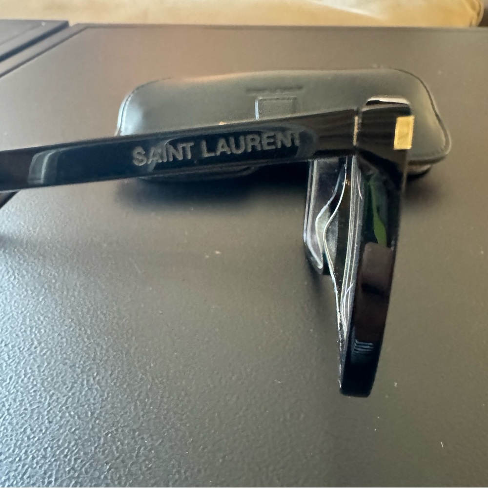 Saint Laurent SL155 Flat Top Black Optical Glasses - Picture 9 of 11